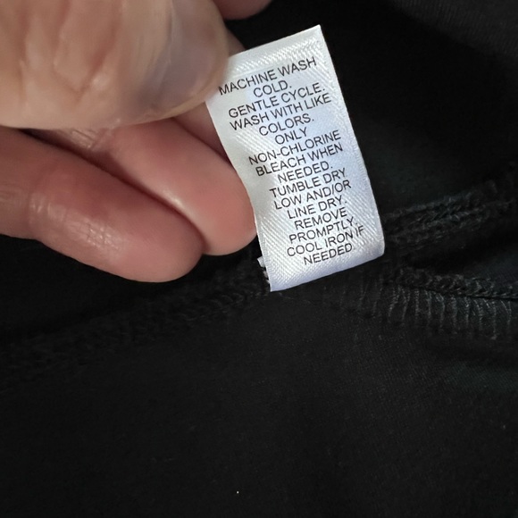 Cato pull on black pants Rayon Nylon Spandex Large NWT - Picture 6 of 6